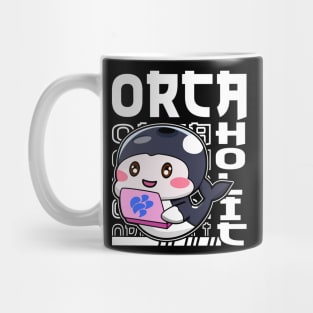 Funny Orca Whale Working Slogan Mug